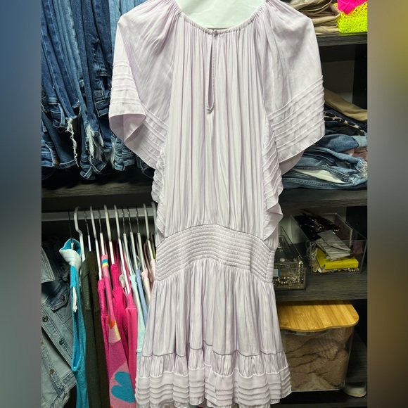RAMY BROOK
Jane Short-Sleeve Smocked
Minidress  Lavender Size S Gorgeous on!! - Picture 12 of 15